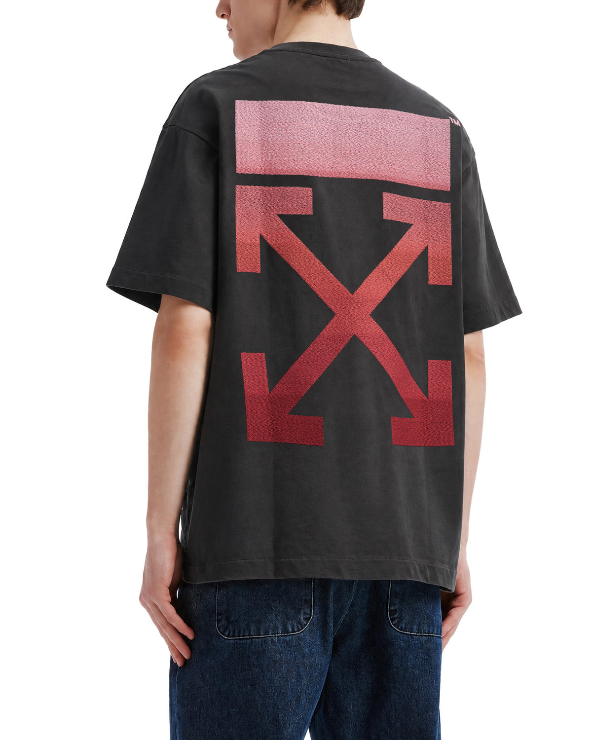 Boxy fit crew neck tee