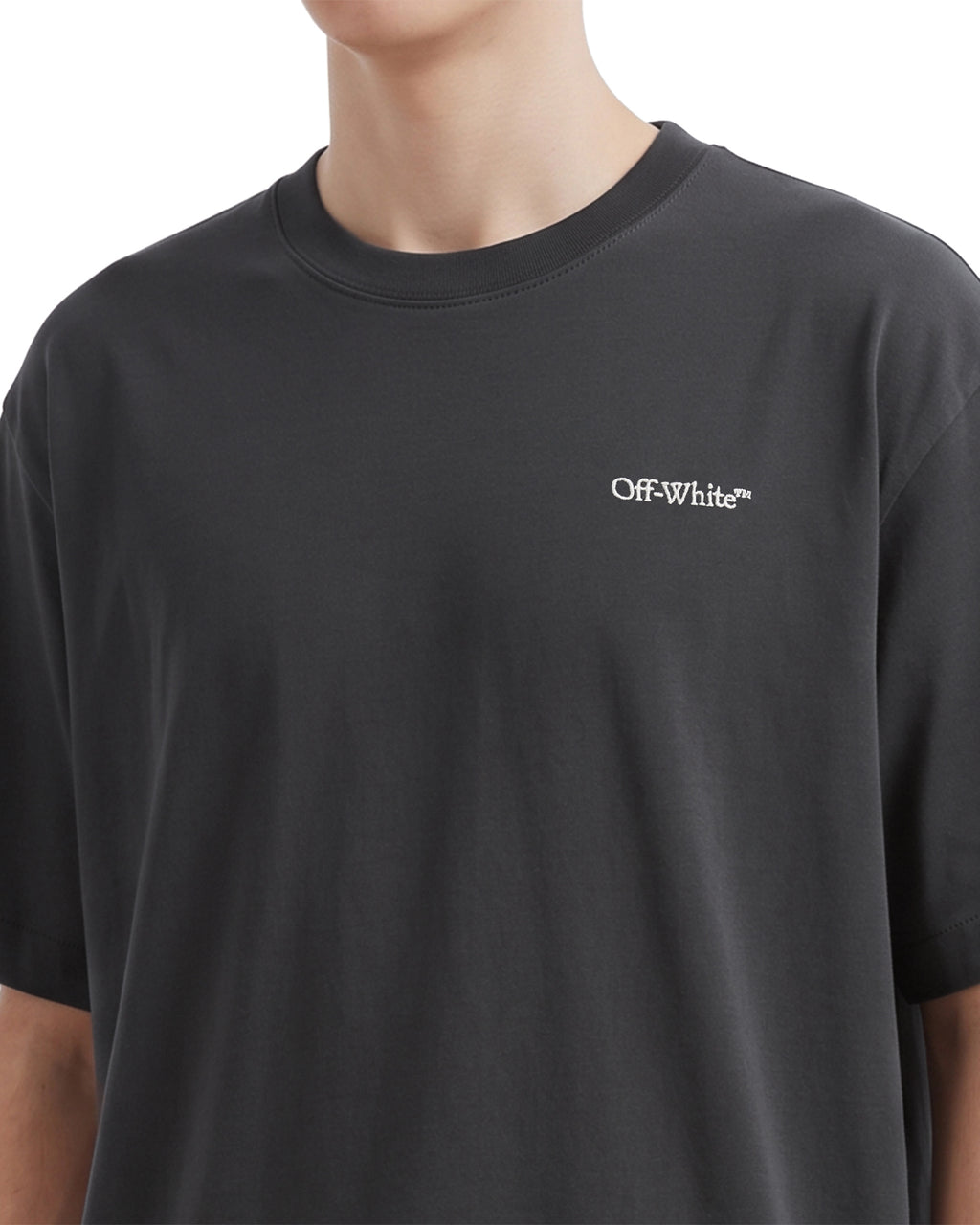 Boxy fit crew neck tee