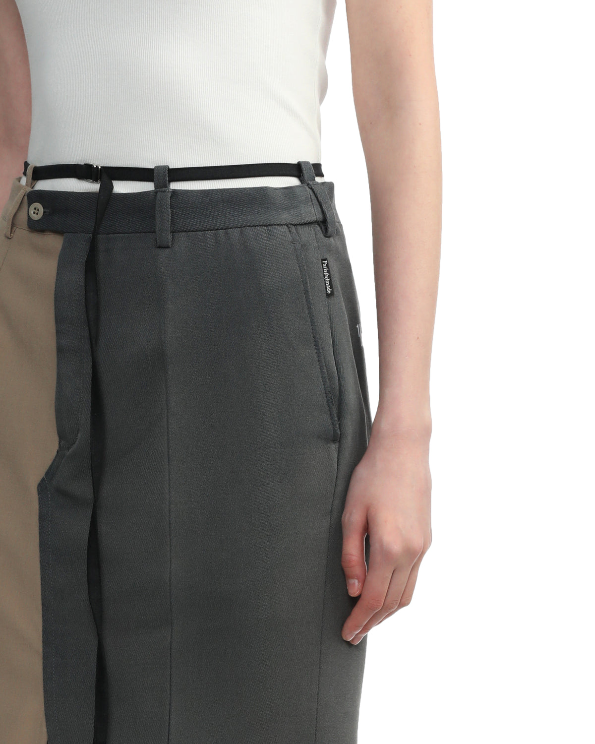 Split long skirt