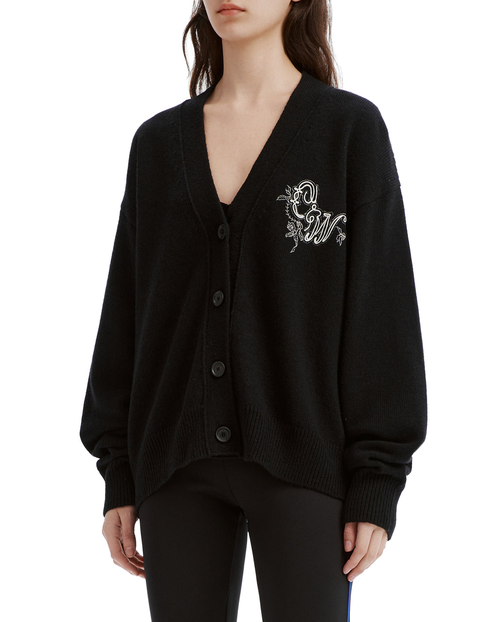 Embroidered cardigan