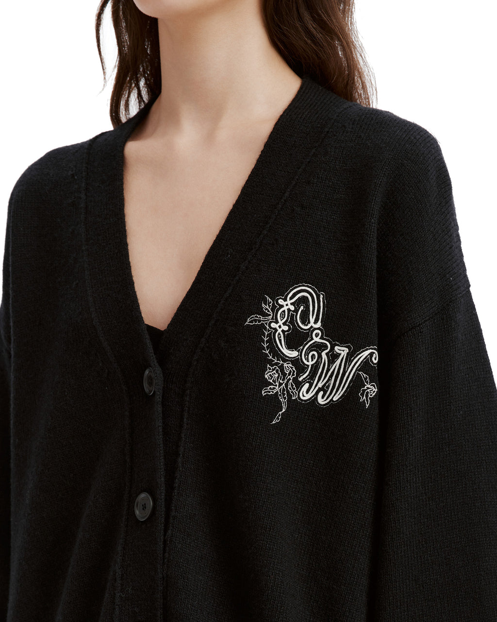 Embroidered cardigan