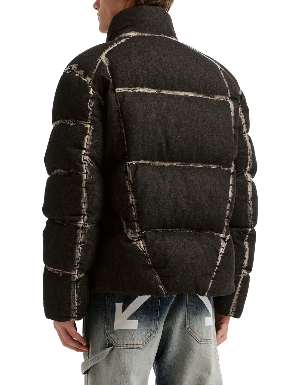 Stand collar puffer jacket