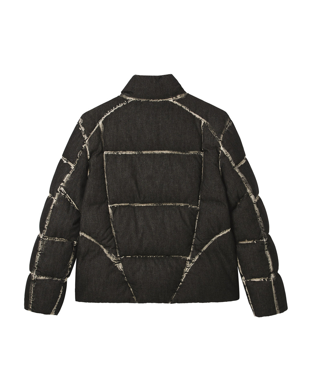 Stand collar puffer jacket