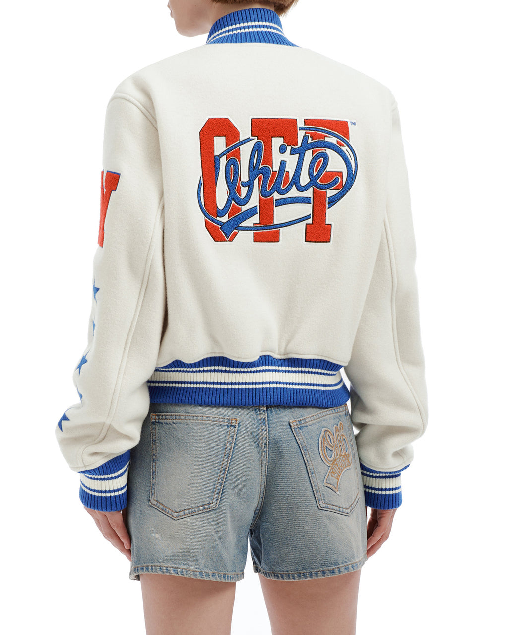 Varsity bomber jacket