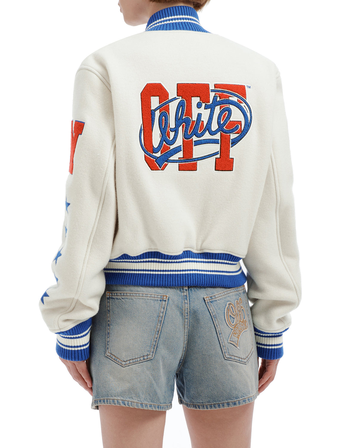 Varsity bomber jacket