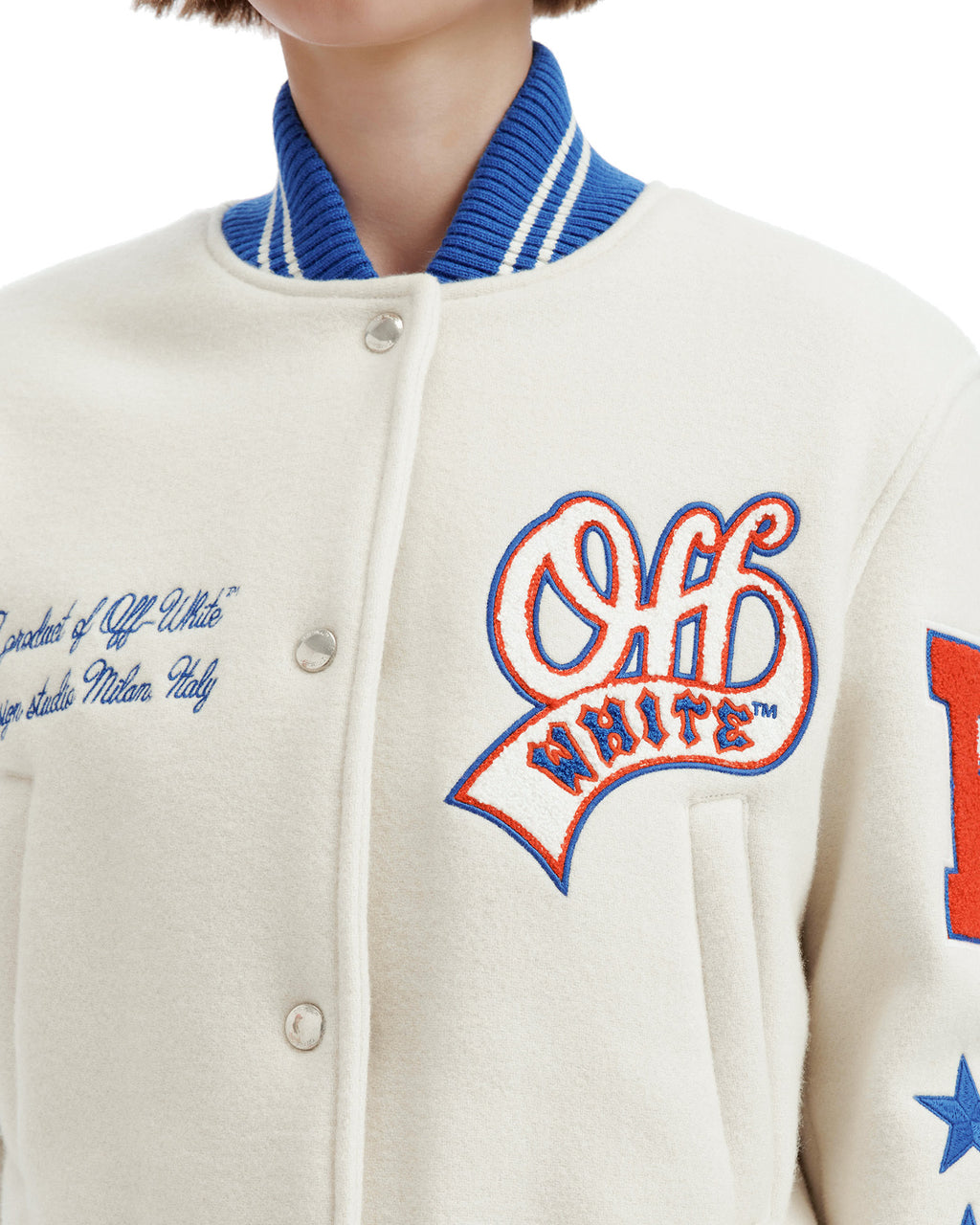 Varsity bomber jacket