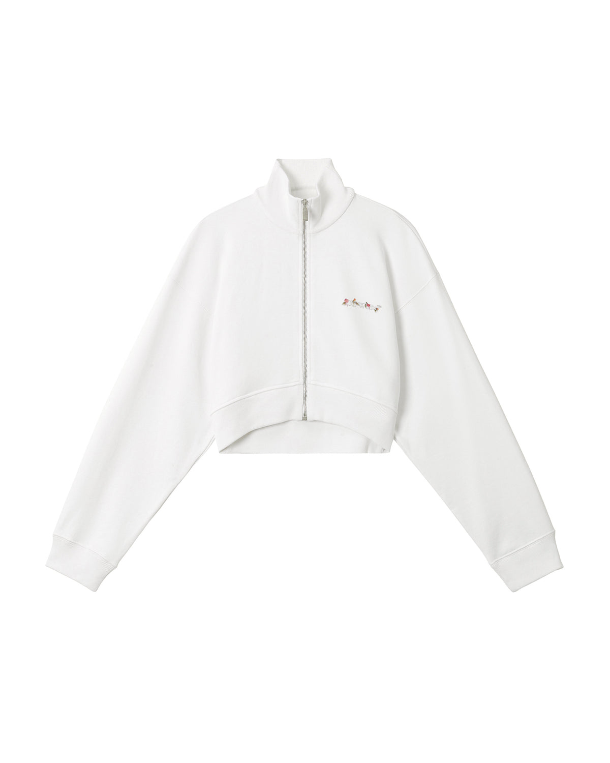 Cropped zip jacket