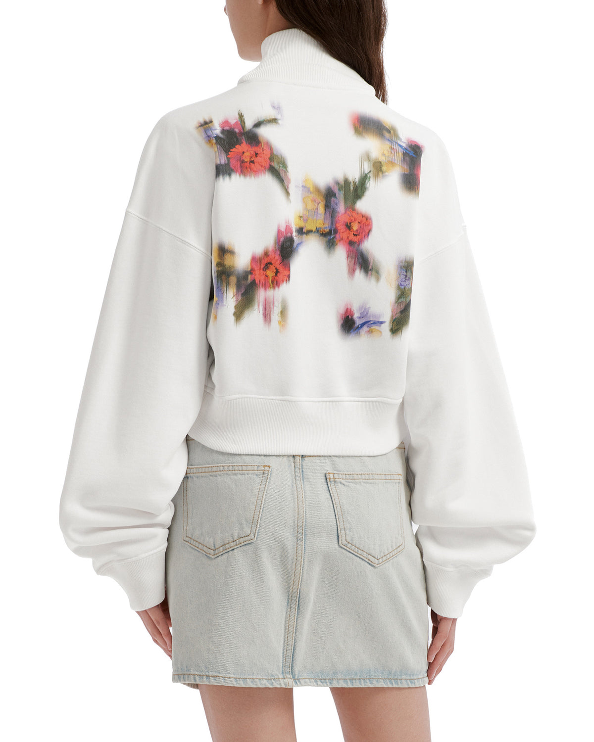 Cropped zip jacket