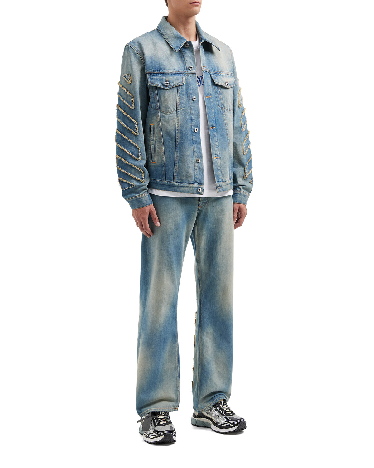 Embroidered denim jacket