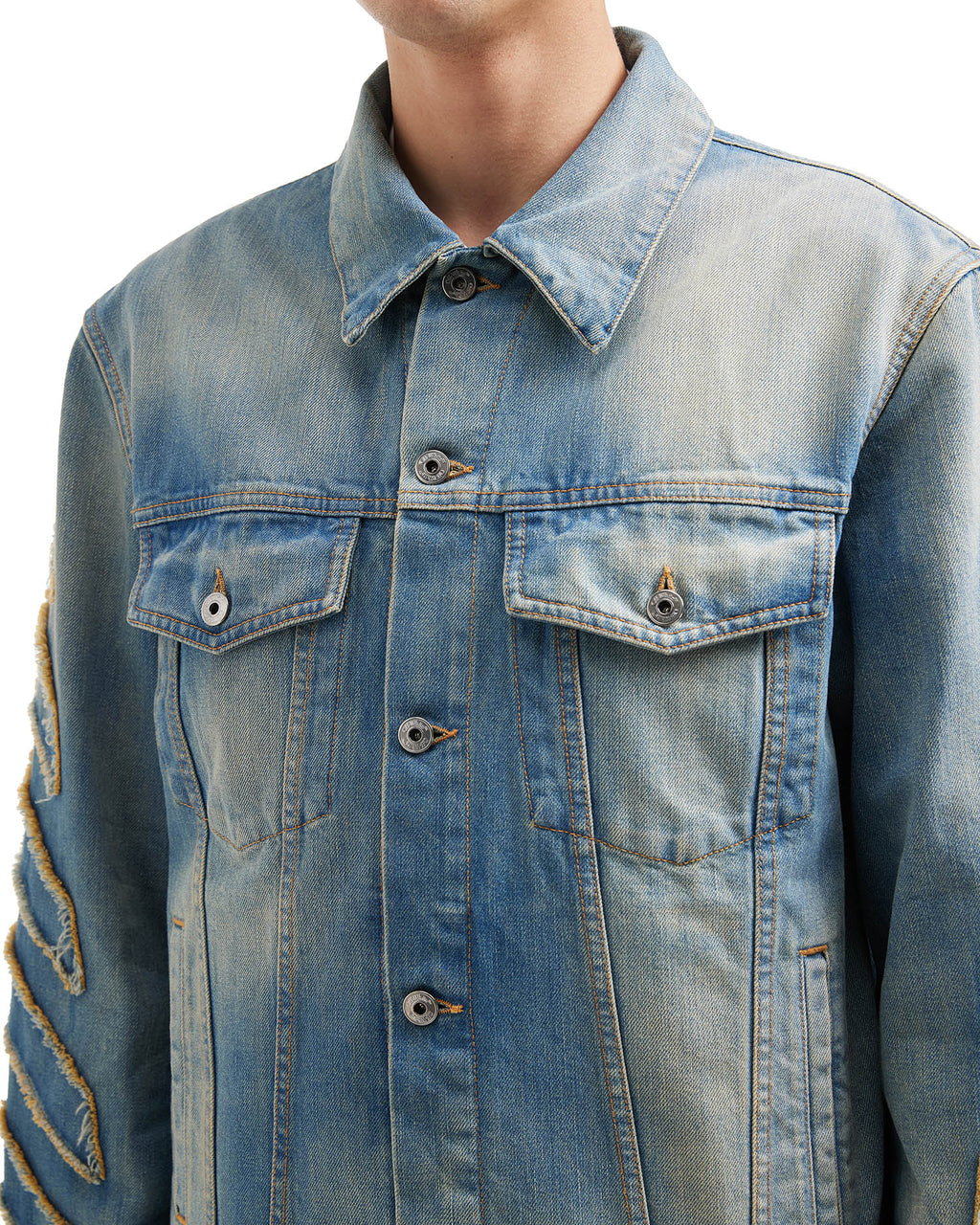 Embroidered denim jacket