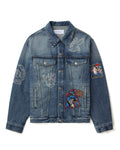 Patch denim jacket