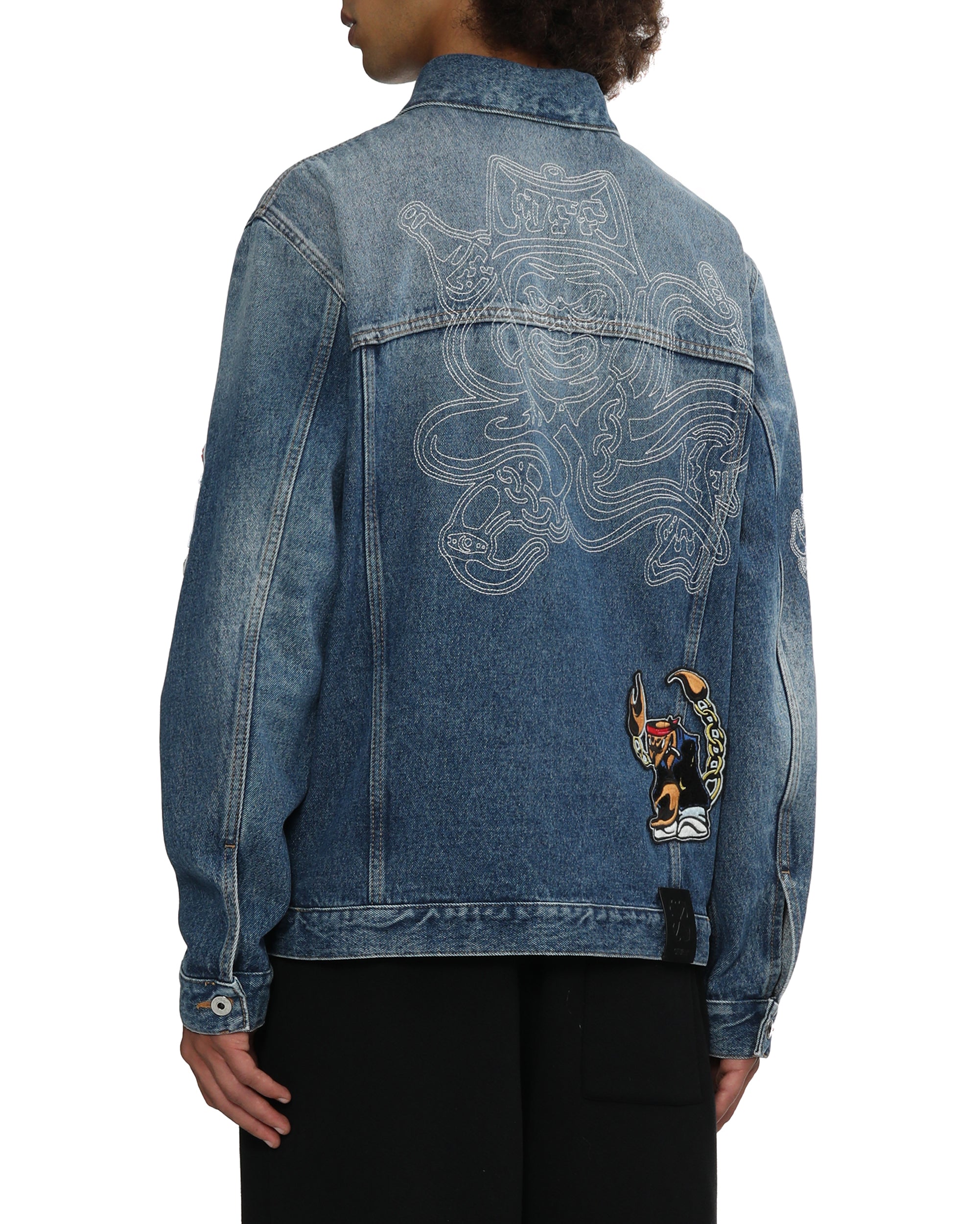 Character Diag straight jeans