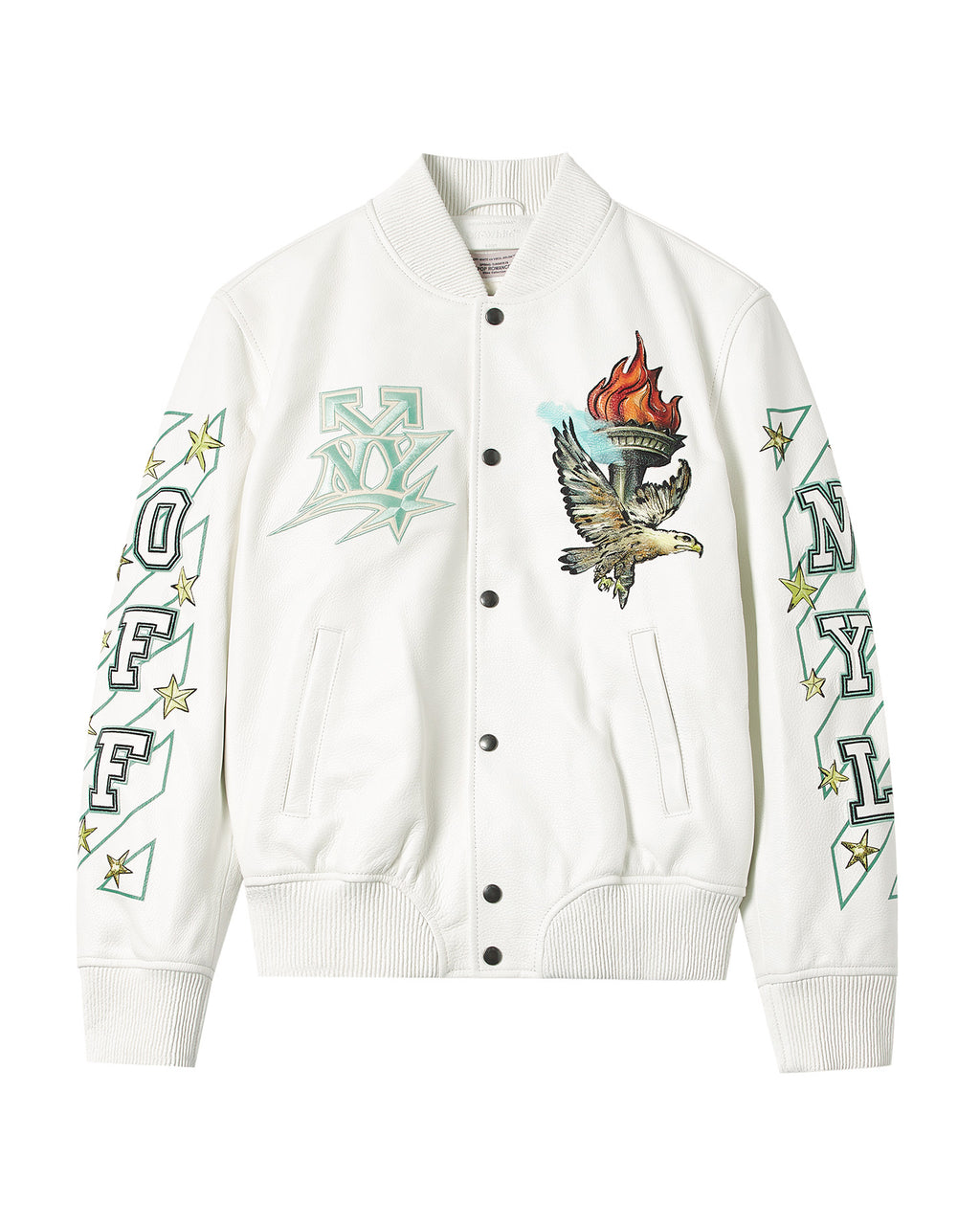 Graphic bomber jacket
