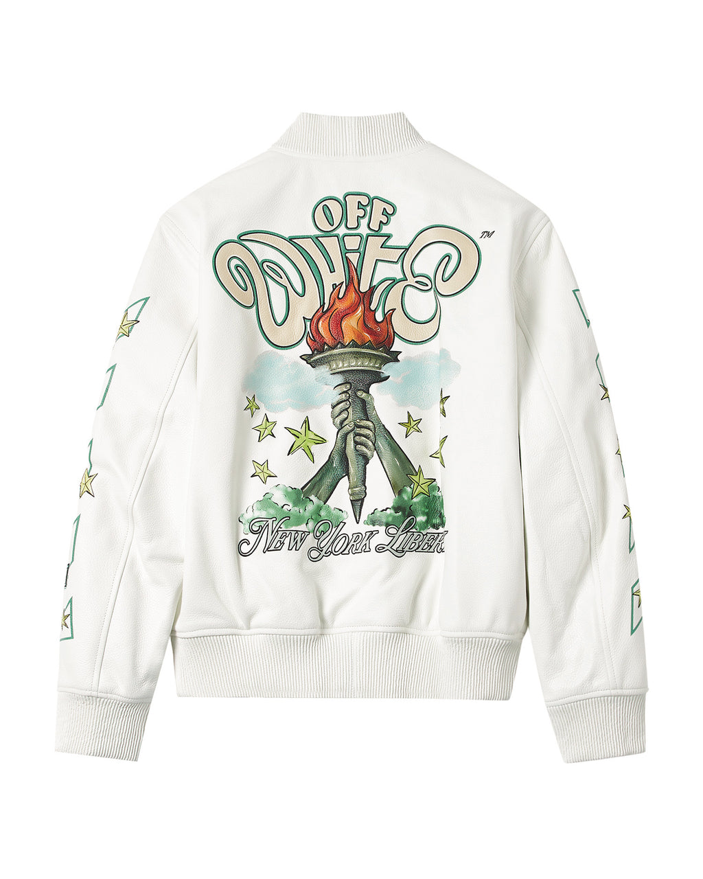 Graphic bomber jacket