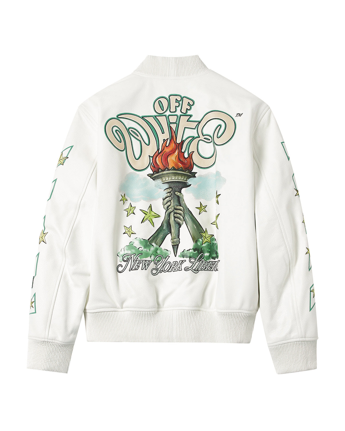 Graphic bomber jacket