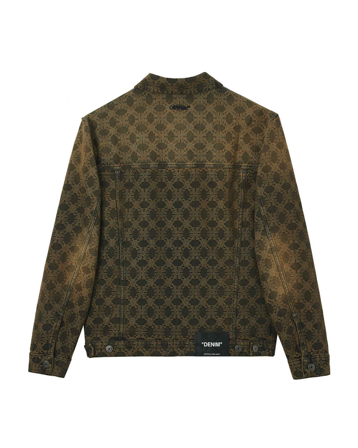 Printed collared jacket