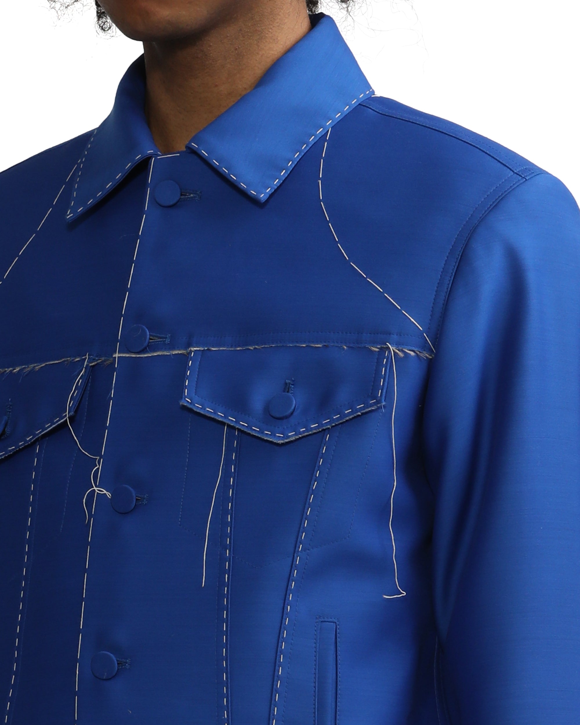 Alien face tailor skinny jacket