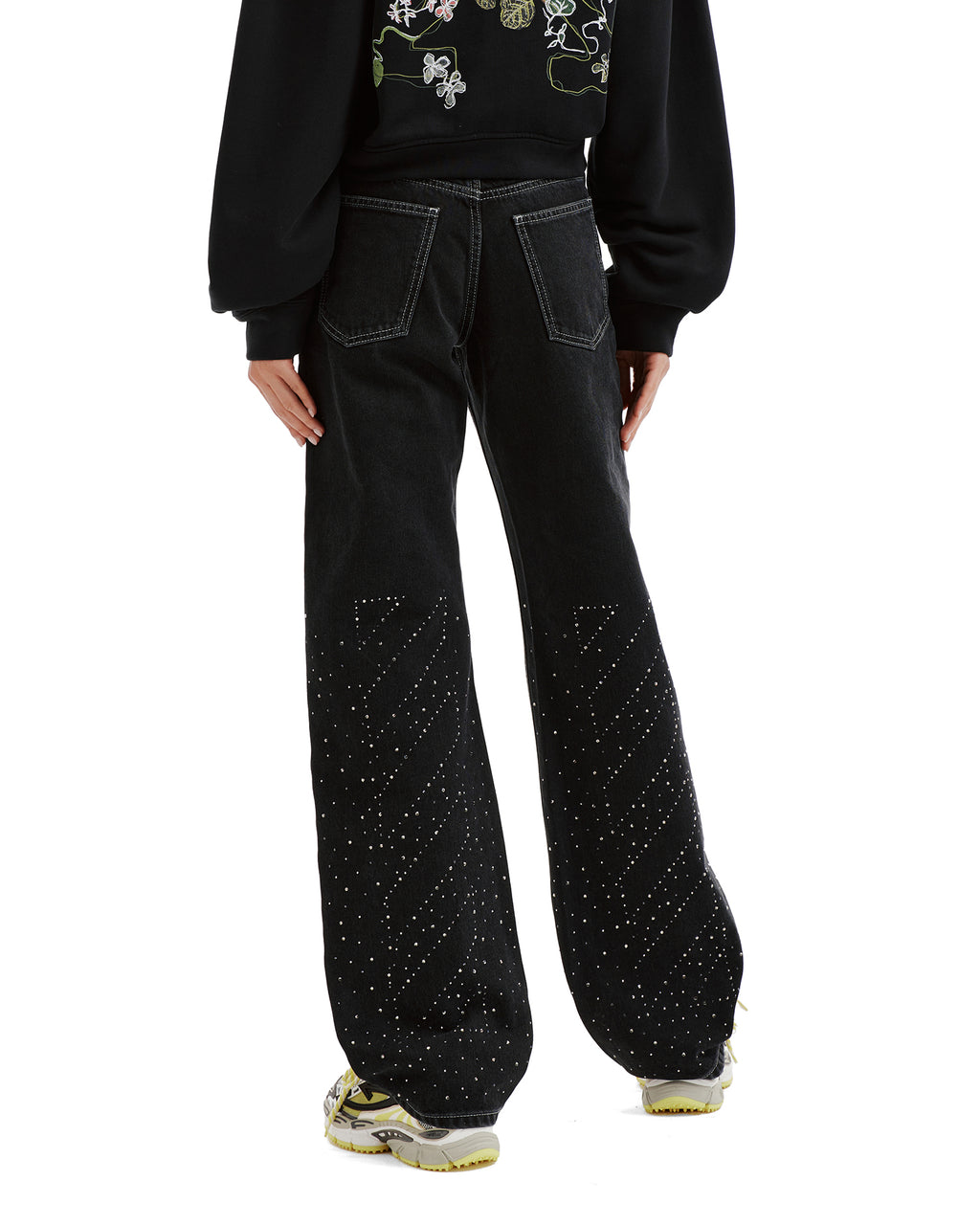 Embellished jeans