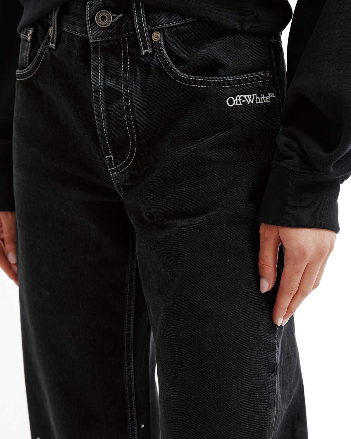 Embellished jeans