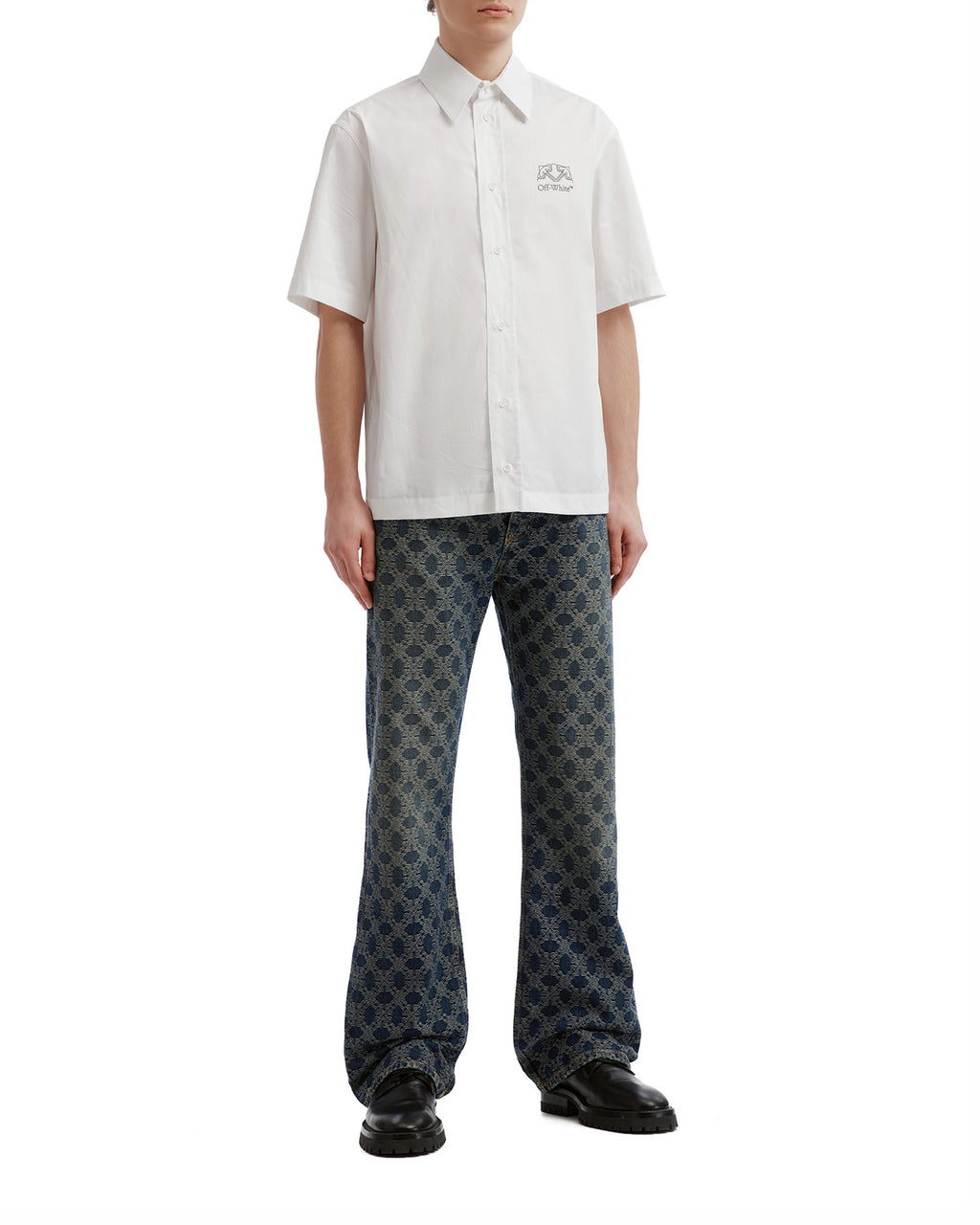 Patterned jeans