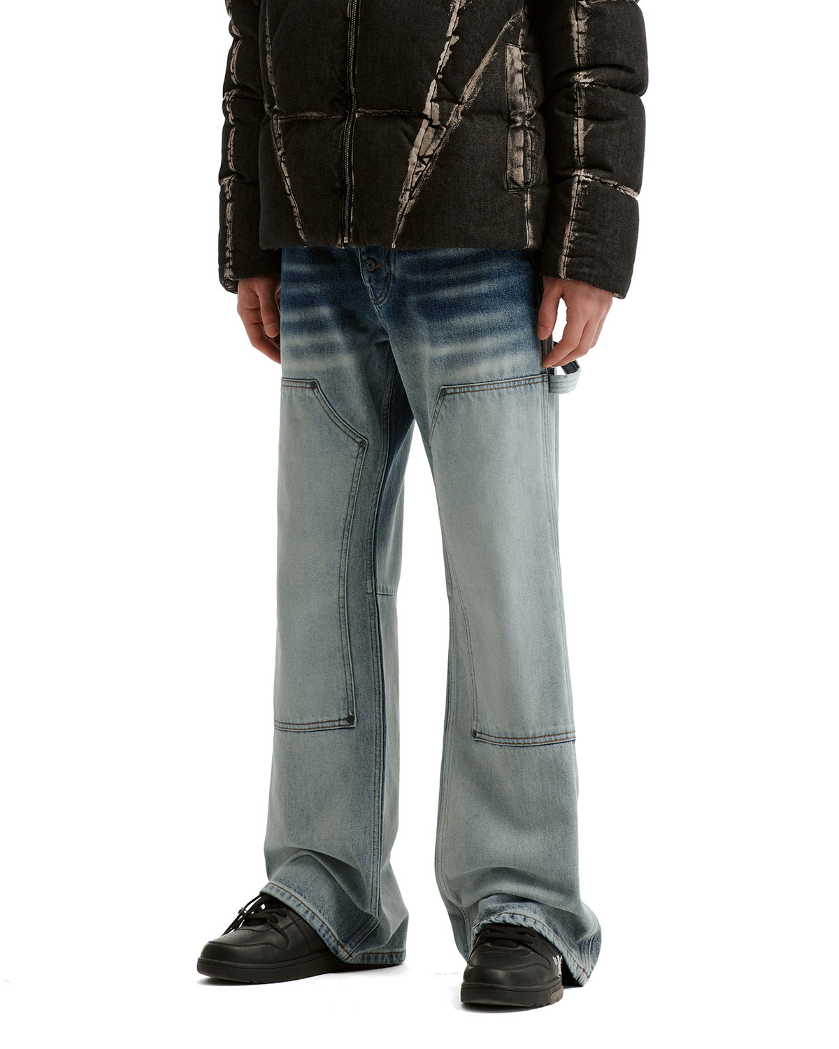 Flared carpenter jeans