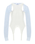 Ribbed mesh top
