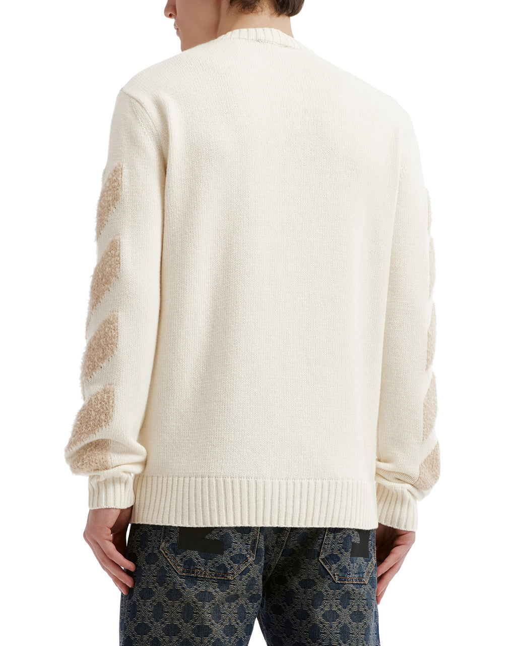 Sleeve-striped sweater