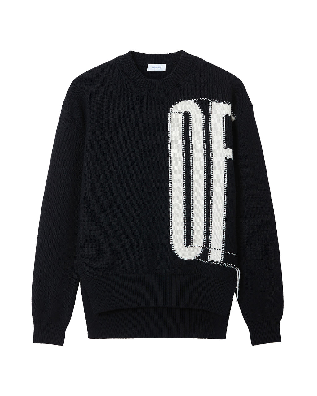 Graphic intarsia jumper