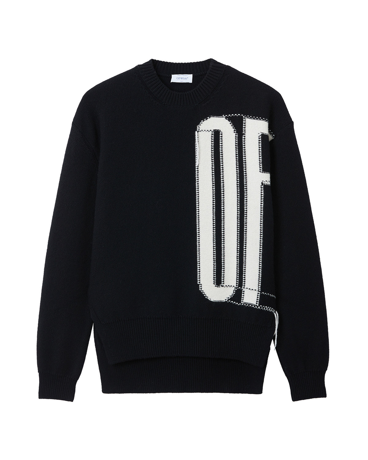 Graphic intarsia jumper