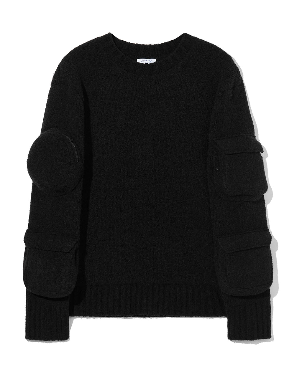 Round pocket knitted shirt