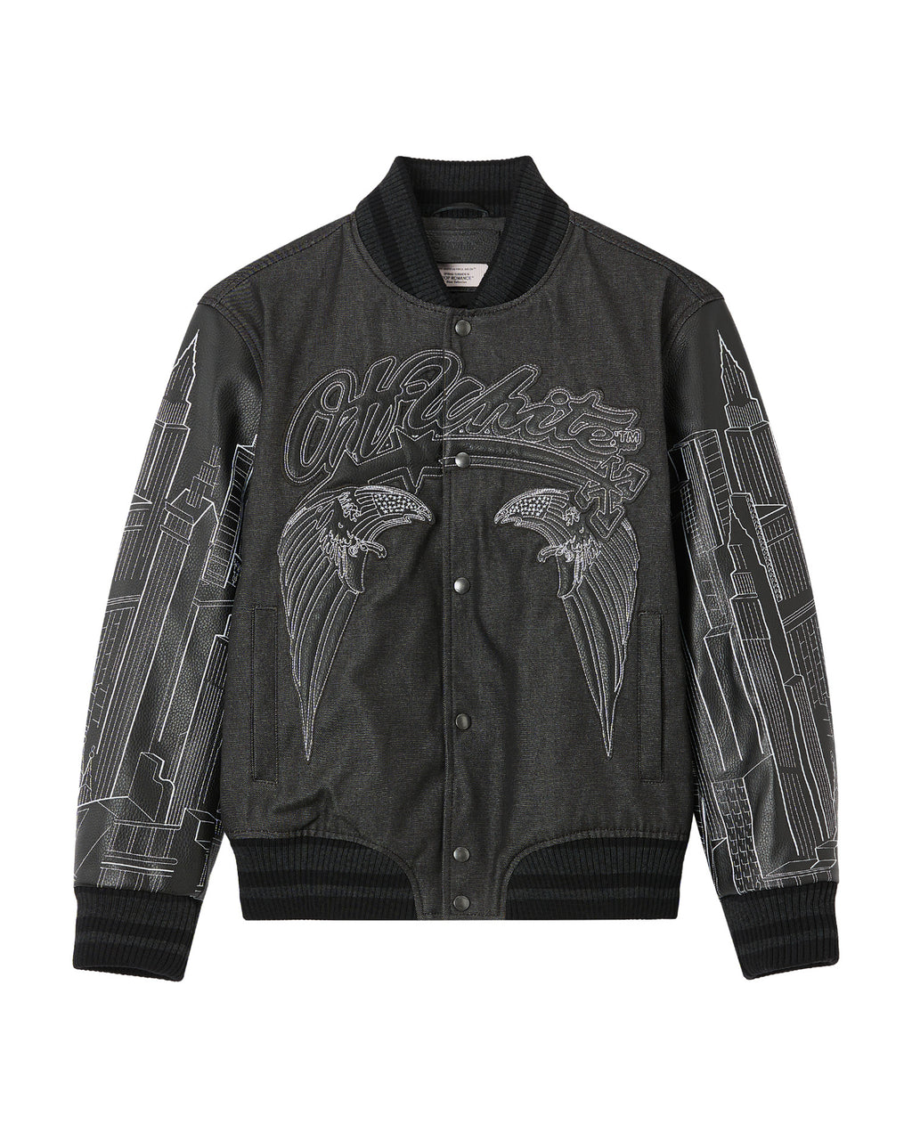Embroidered bomber jacket