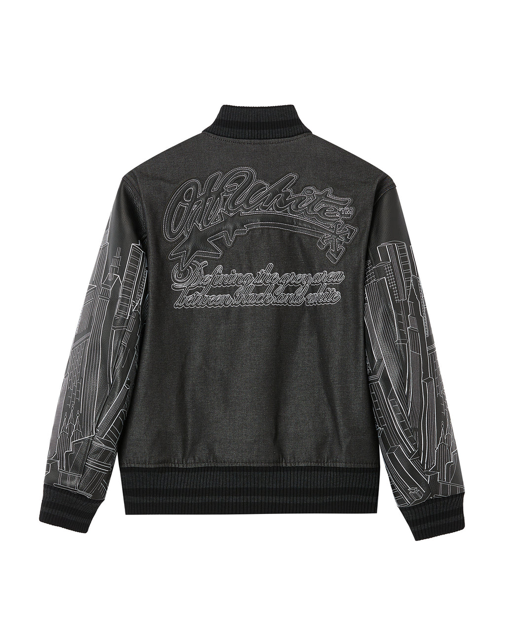 Embroidered bomber jacket