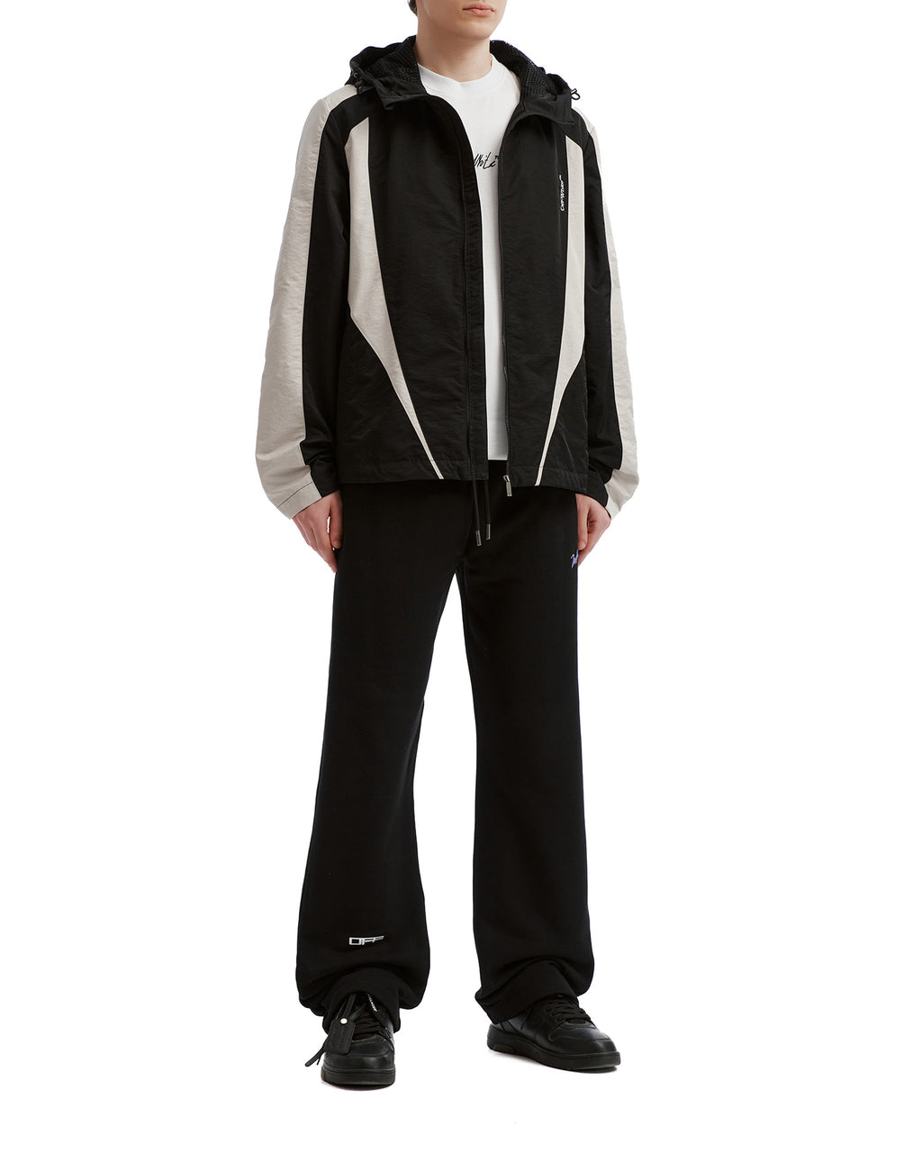 Drawstring logo pants