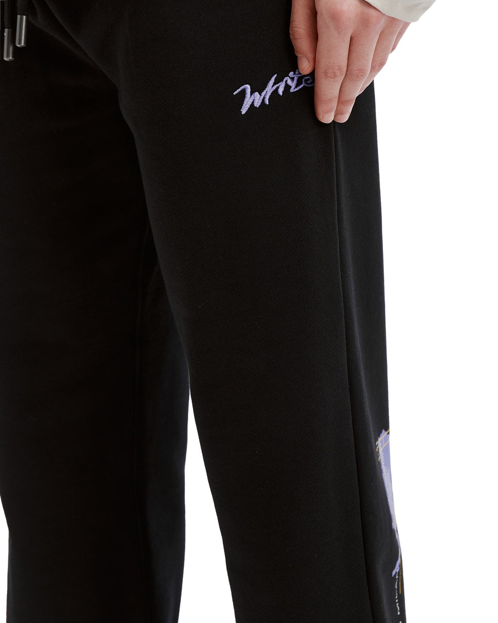Drawstring logo pants
