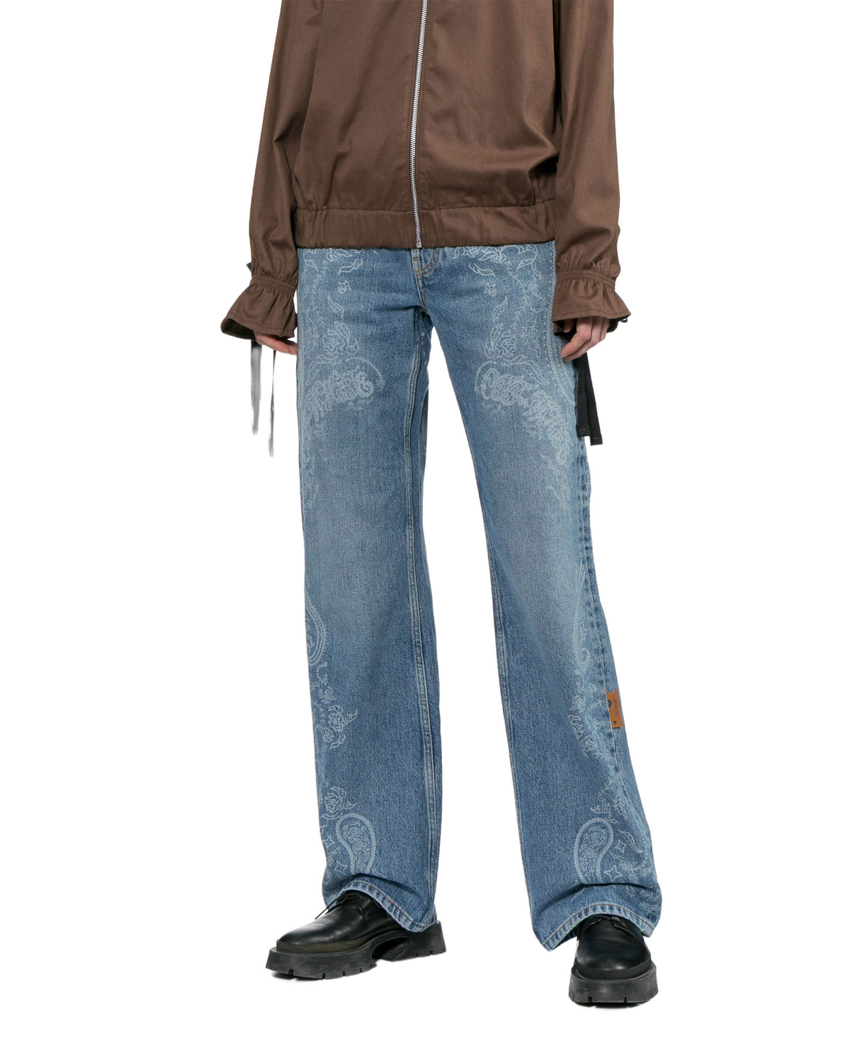 Embroidered jeans