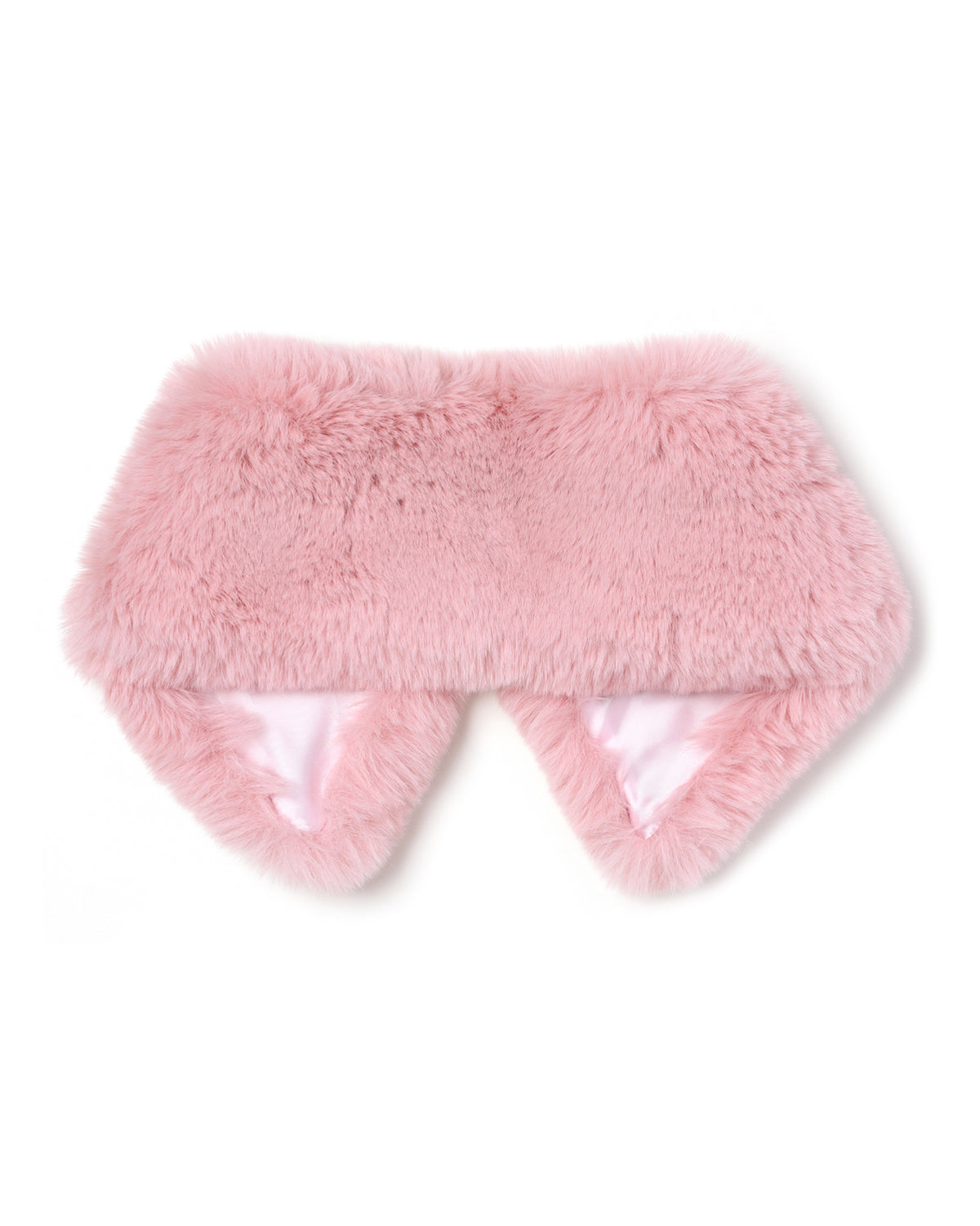 Faux fur collar scarf