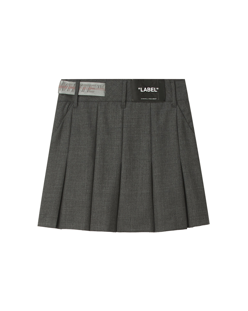 Pleated mini skirt