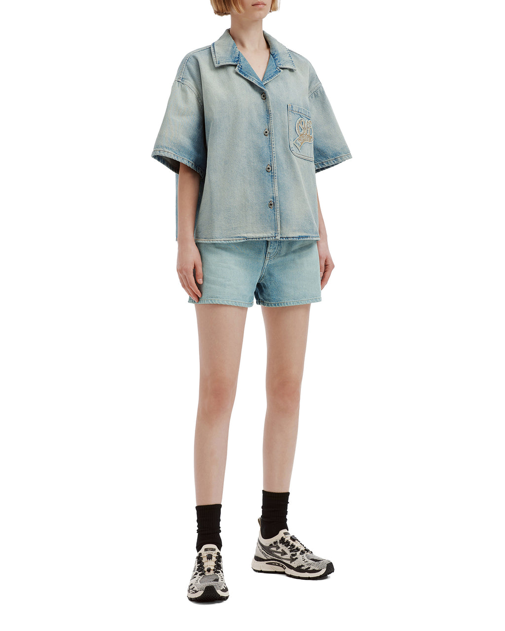 Denim shorts