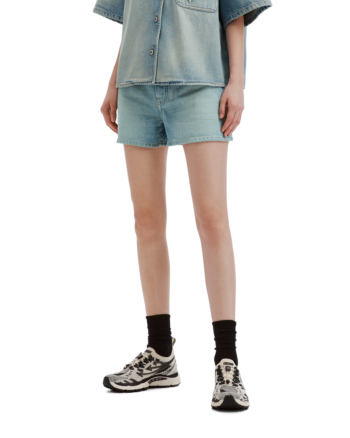 Denim shorts