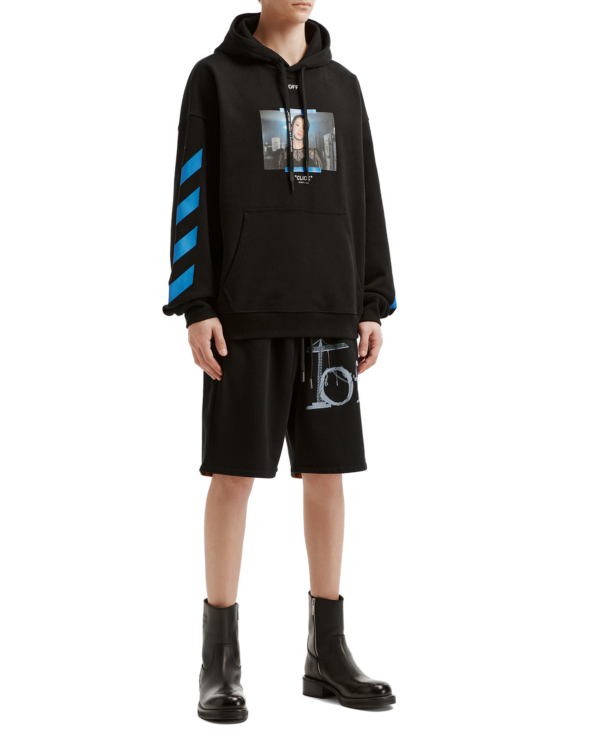 Graphic print shorts