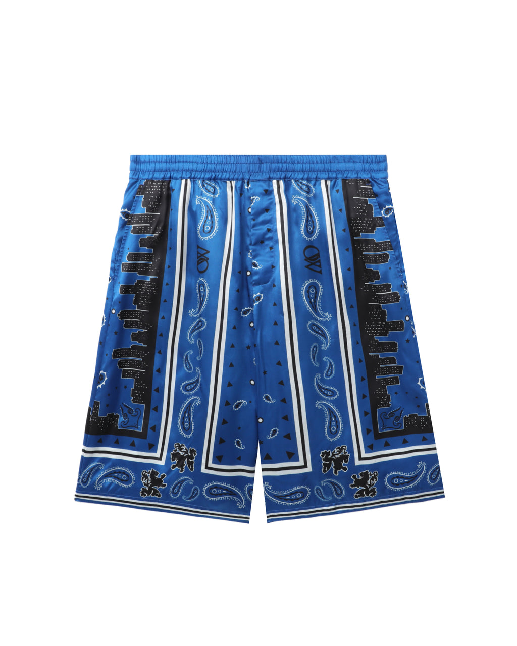 Bandana viscose shorts
