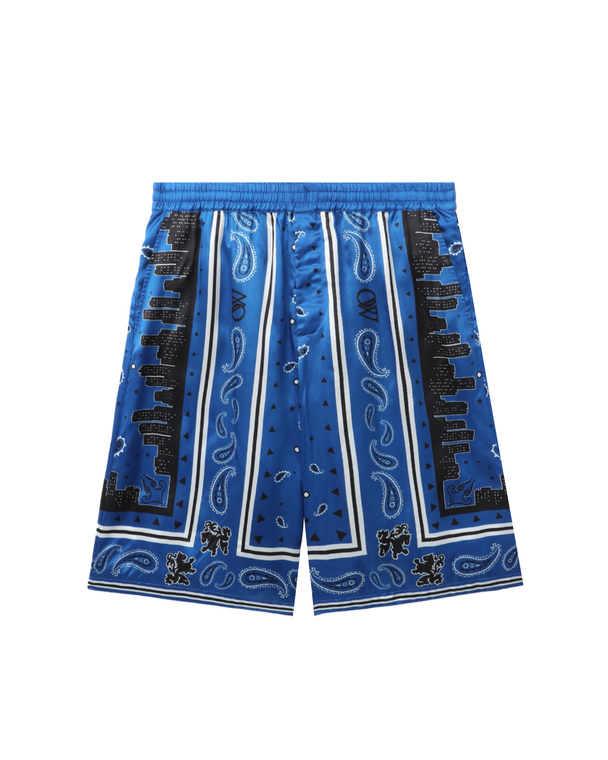 Bandana viscose shorts