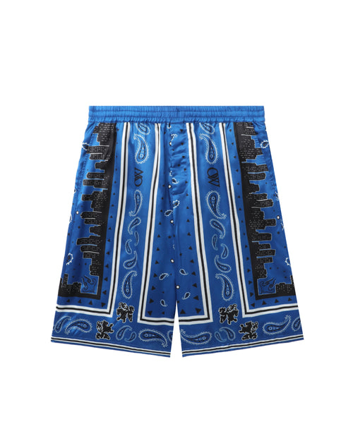 Bandana viscose shorts