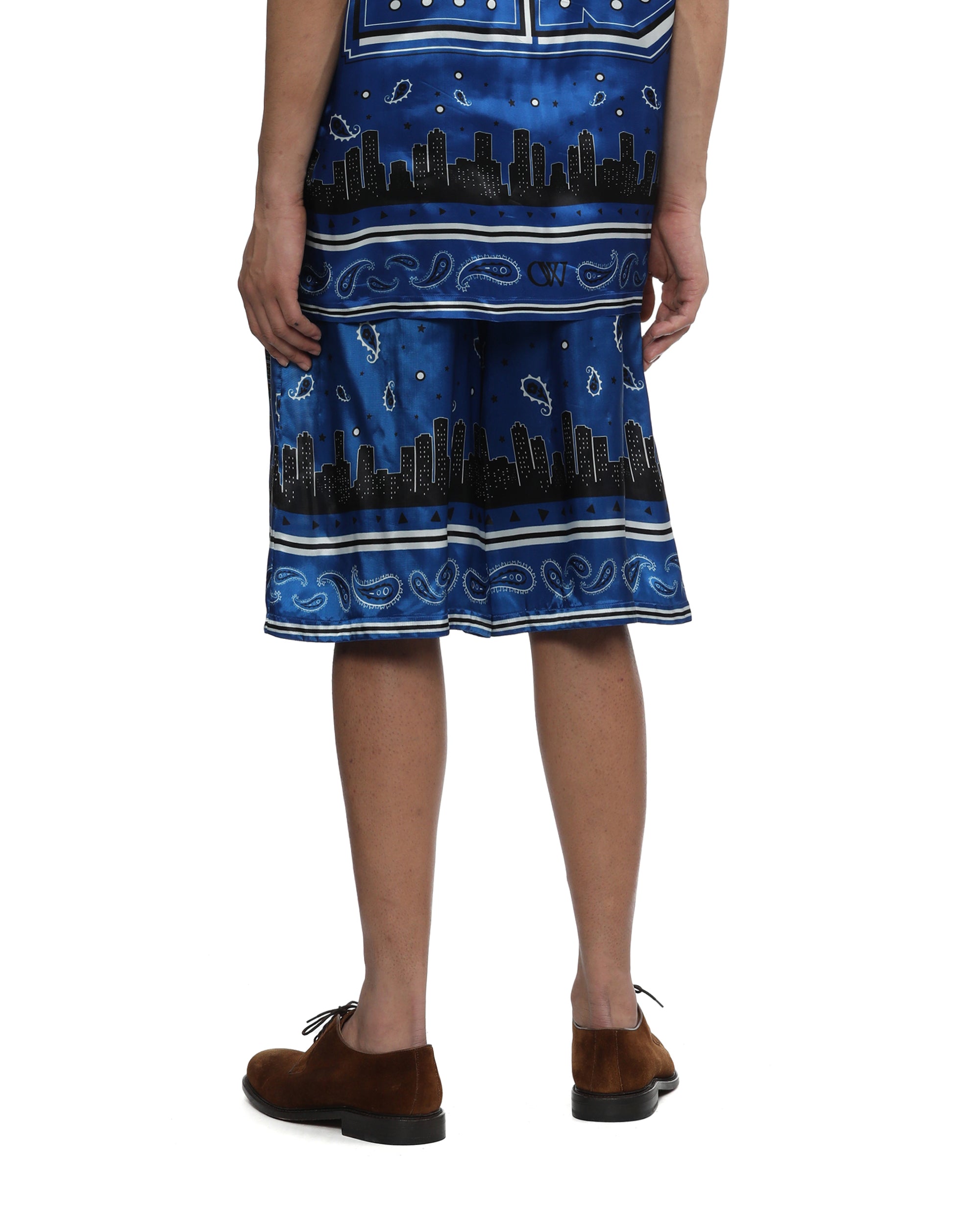 Bandana viscose shorts