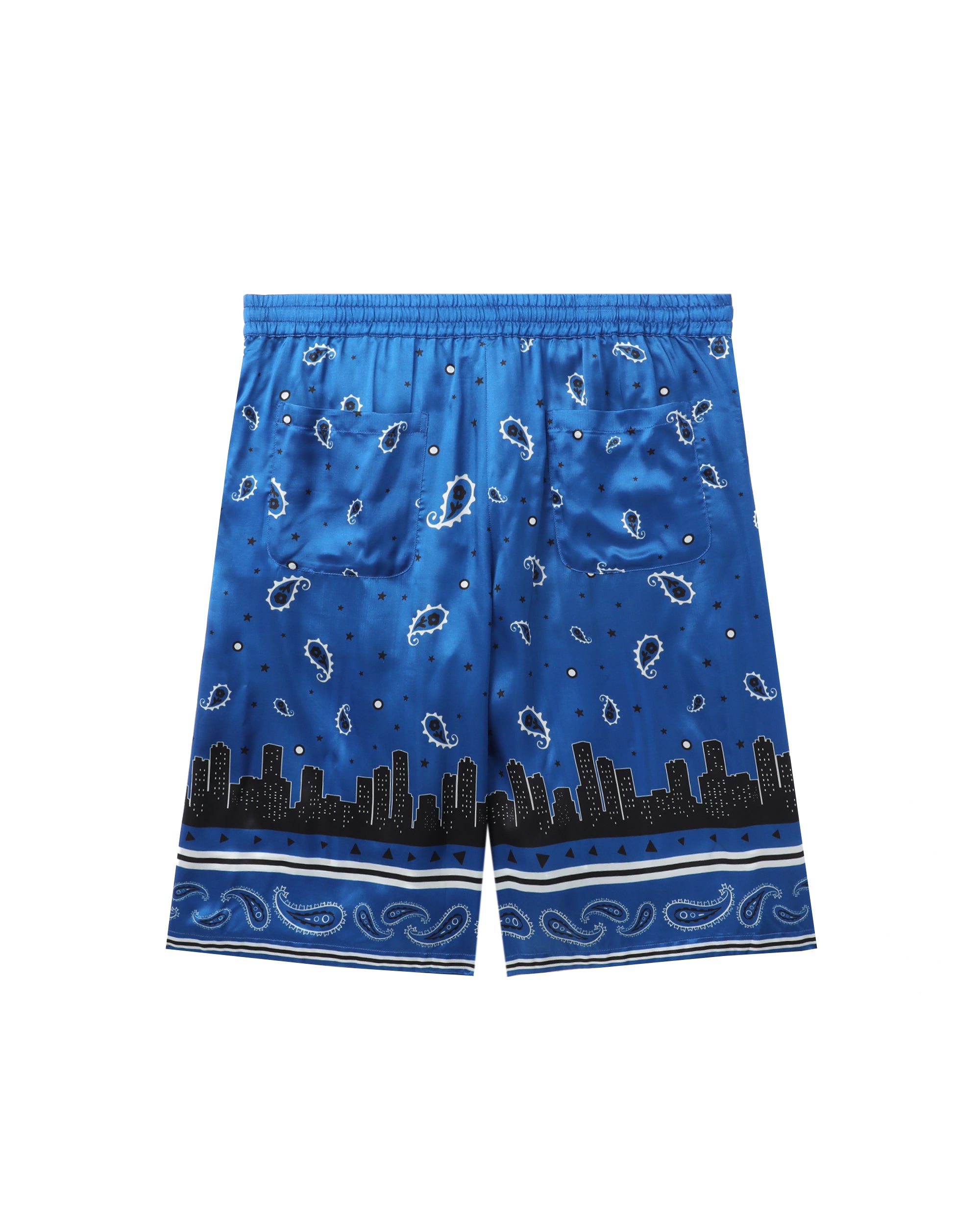 Bandana viscose shorts