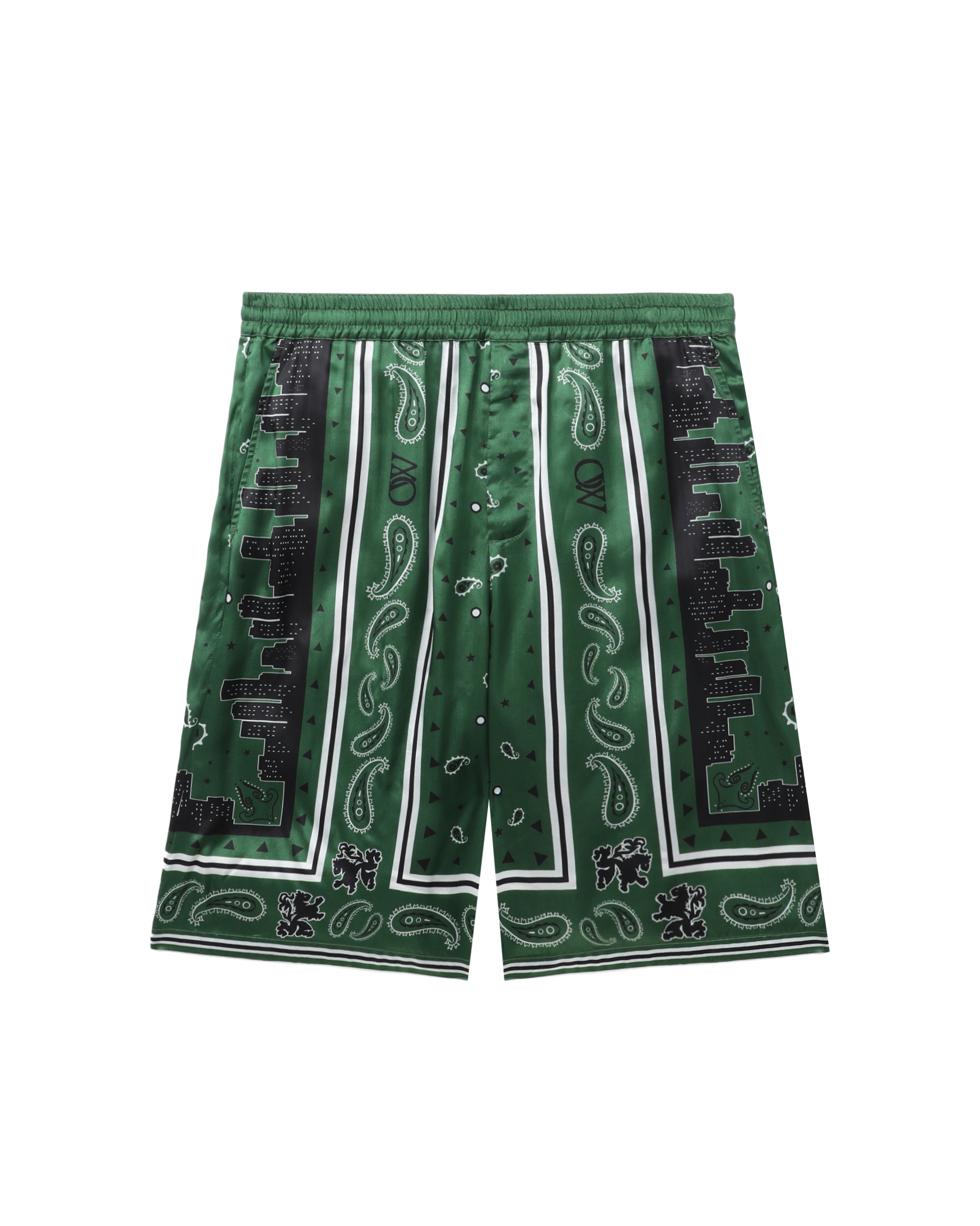 Bandana viscose shorts