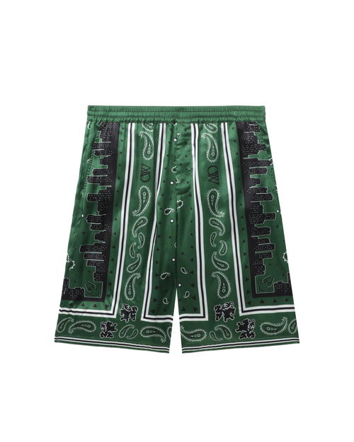 Bandana viscose shorts