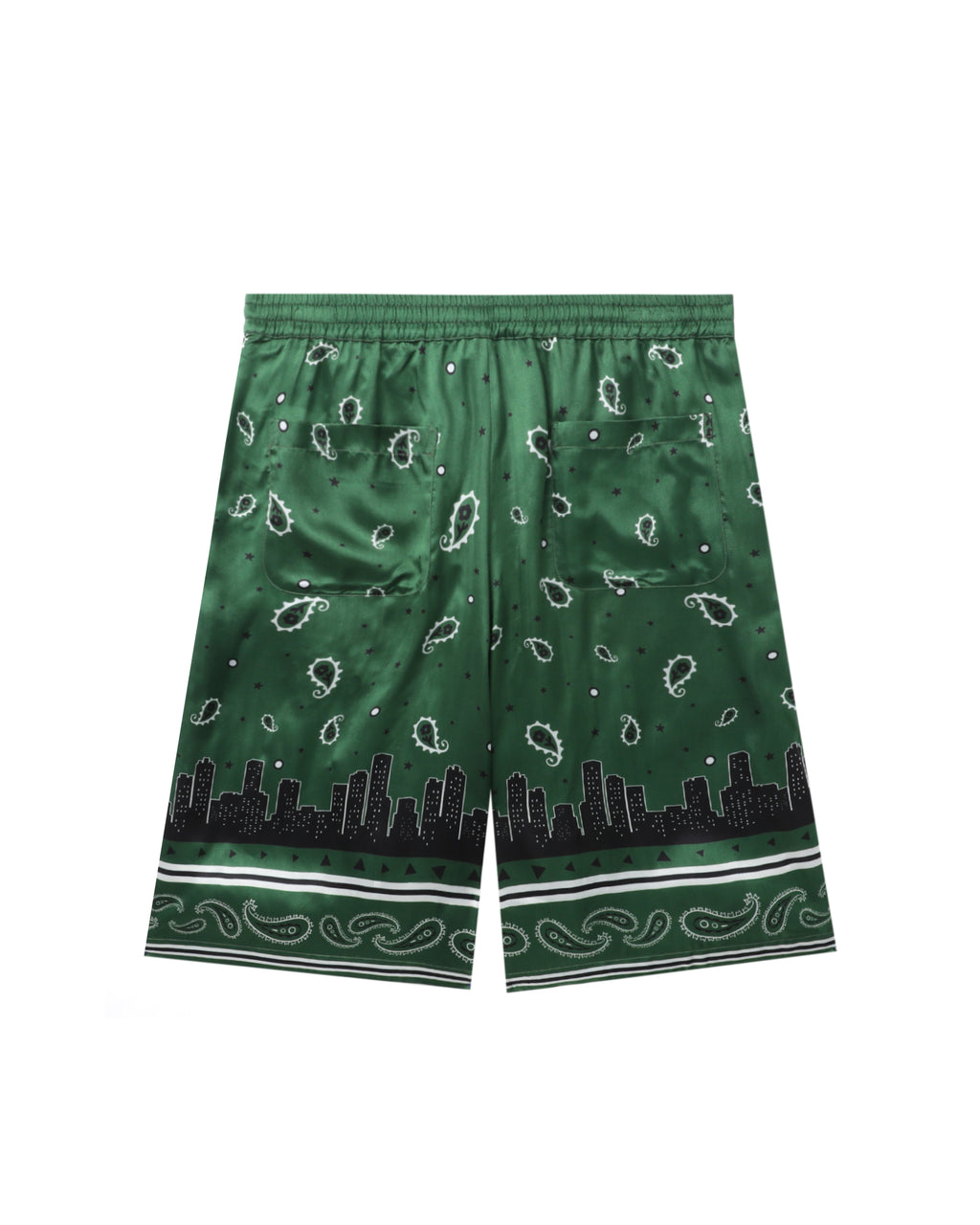 Bandana viscose shorts