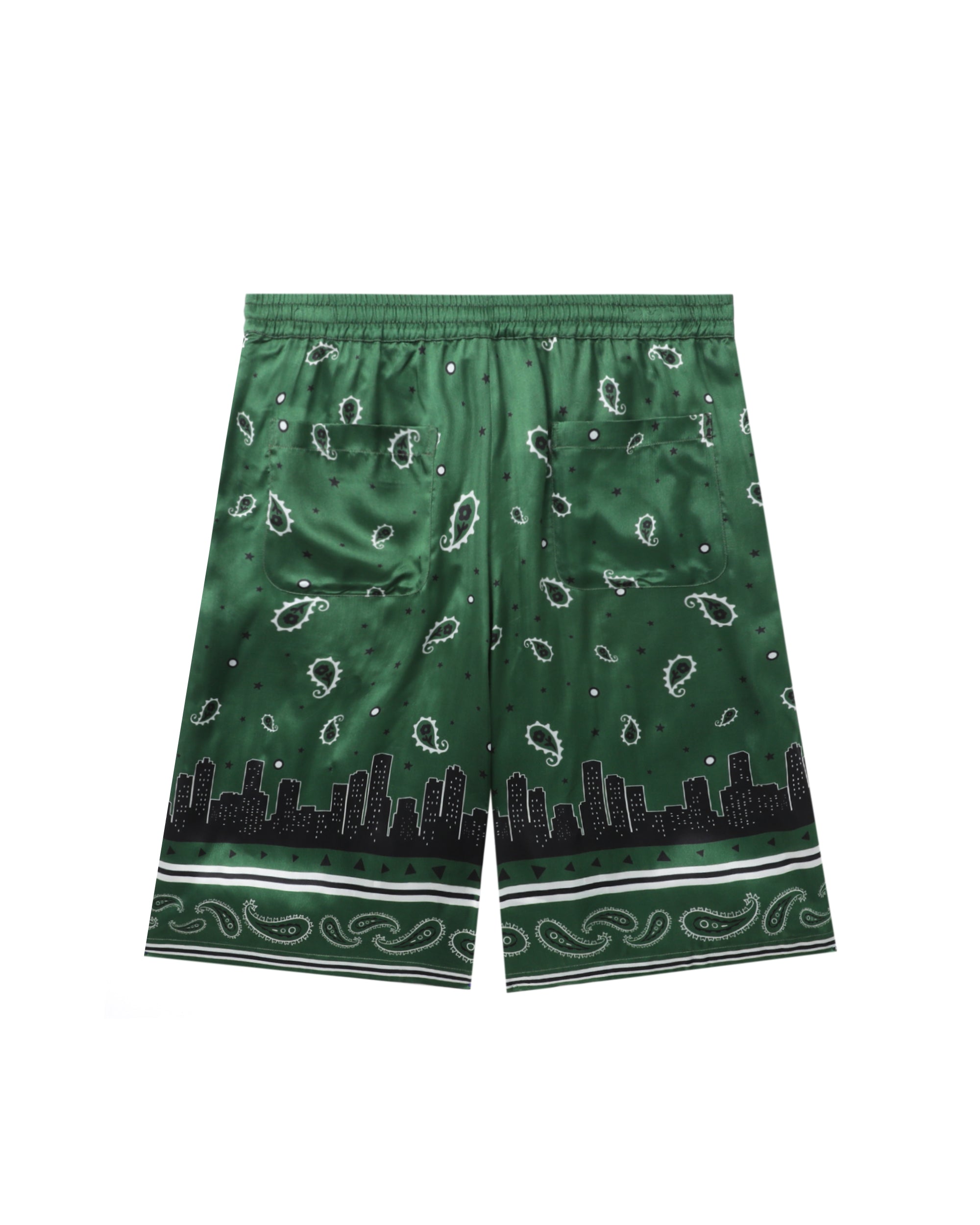 Bandana viscose shorts