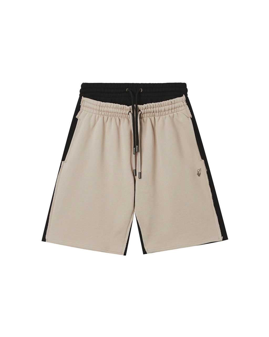 Double waistband sweat shorts